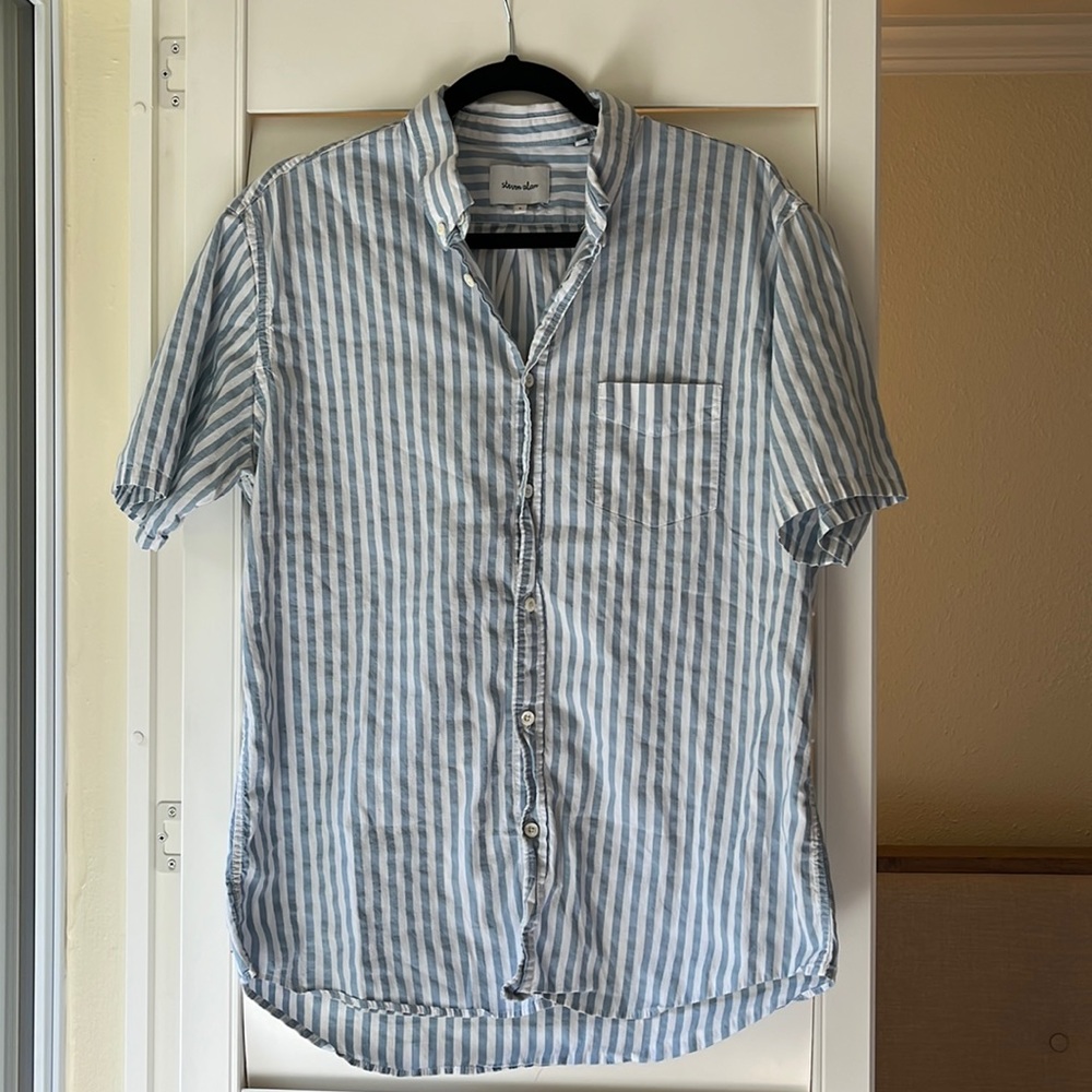 Men’s Steven Alan short sleeve button up